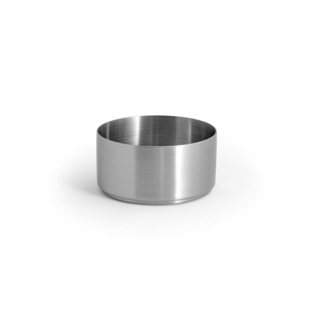 Front of the House 6 oz Round Soho Ramekin - Stainless Steel, Silver (DSD073BSS23)