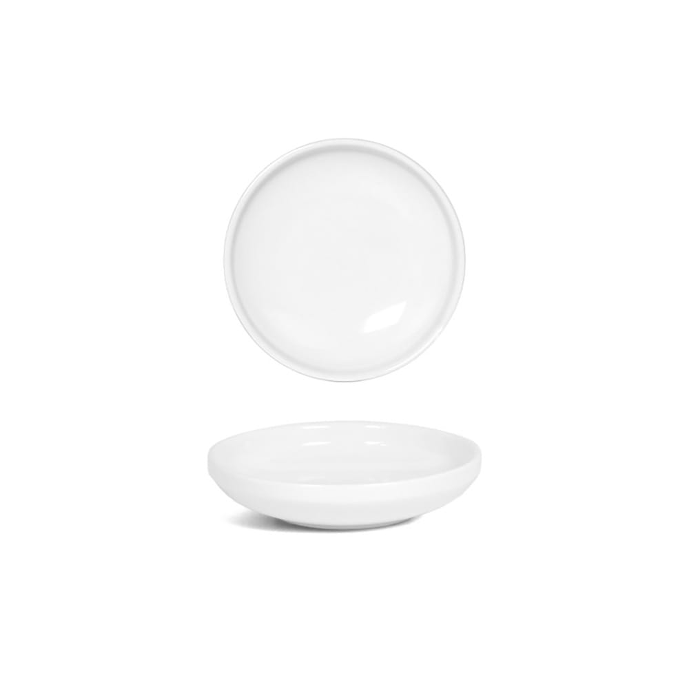 Front of the House 3 1/2 oz Bevel™ Ramekin - Porcelain, White (DSD076WHP23)
