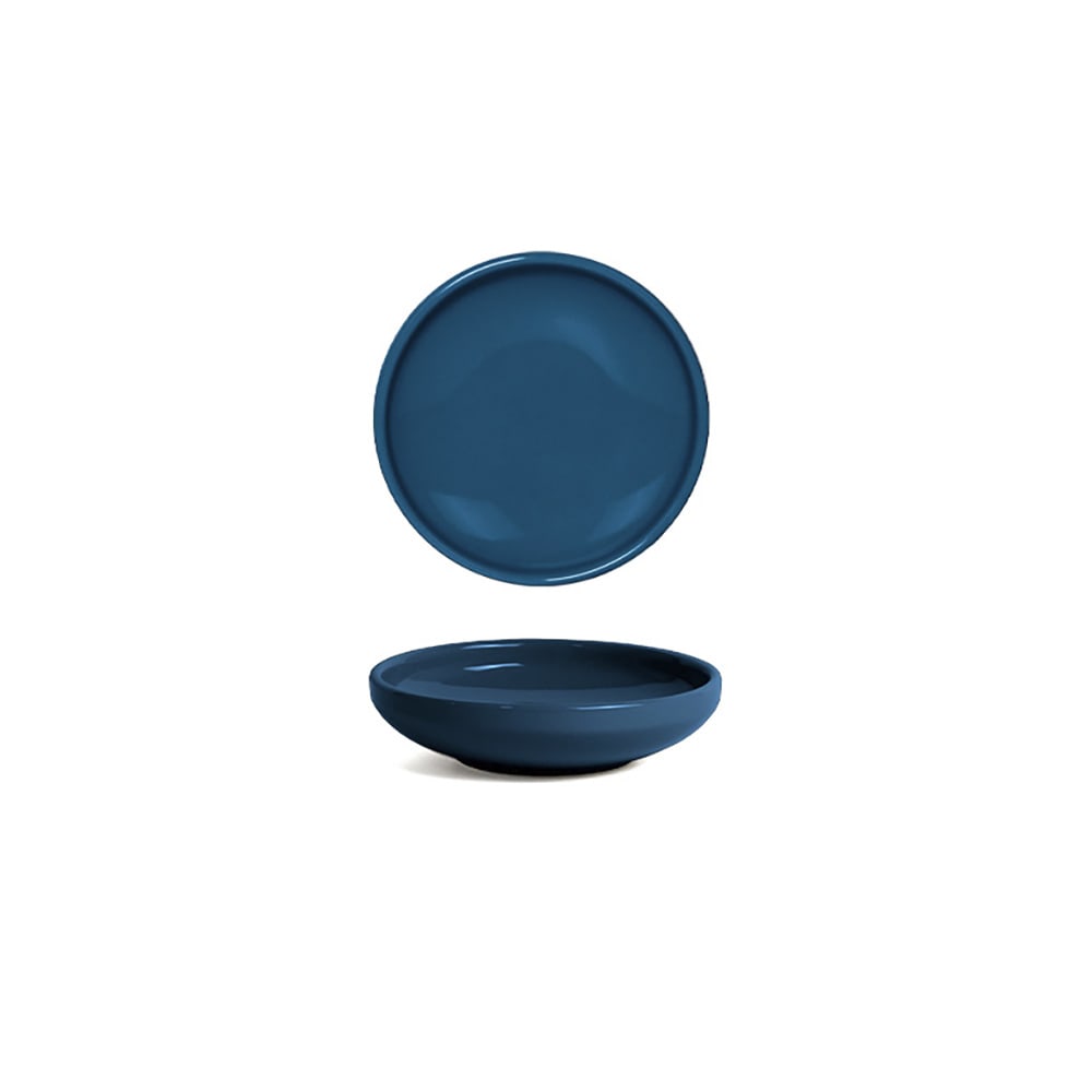 Front of the House 2 oz Bevel™ Ramekin - Porcelain, Lapis (DSD077BLP23)