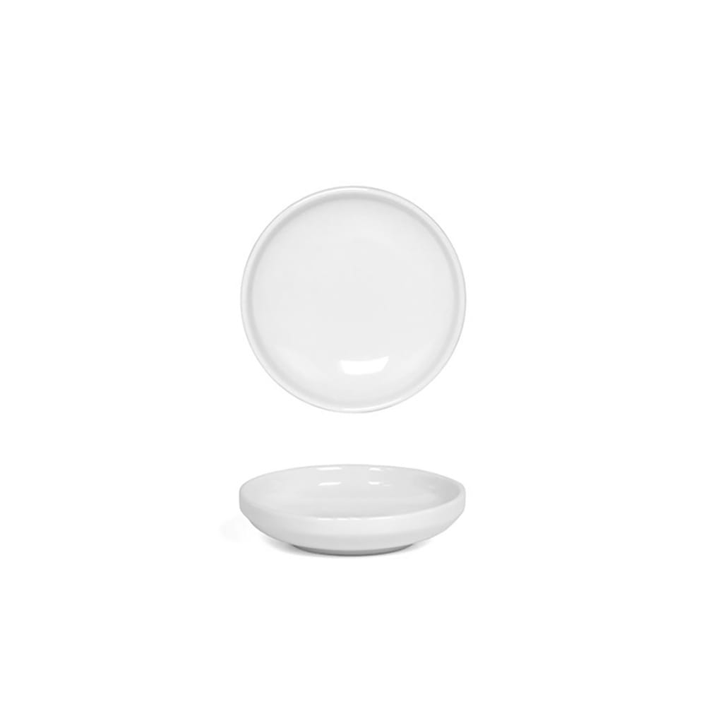 Front of the House 2 oz Bevel™ Ramekin - Porcelain, White (DSD077WHP23)