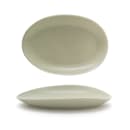 Front of the House Oval Tides™ Plate - 8" x 5 1/2", Porcelain, Pumice (DSP033GYP22) thumbnail 2
