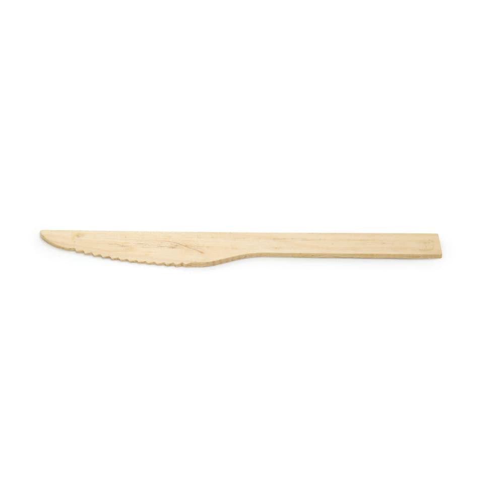 Front of the House 6 1/4" Servewise™ Disposable Knife, Pinewood (FDK014NAW28)
