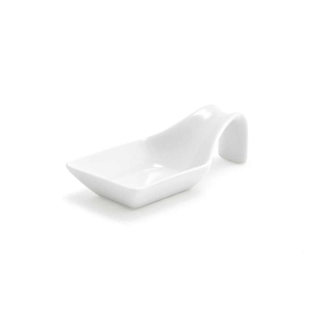 Front of the House 4" Kyoto™ Spoon - Porcelain, White (FSP007WHP23)