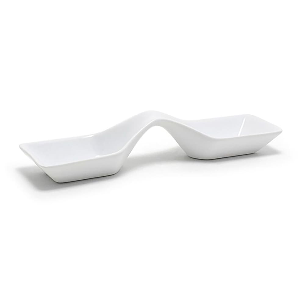 Front of the House 6 3/4" Kyoto™ Spoon - Porcelain, White (FSP011WHP23)