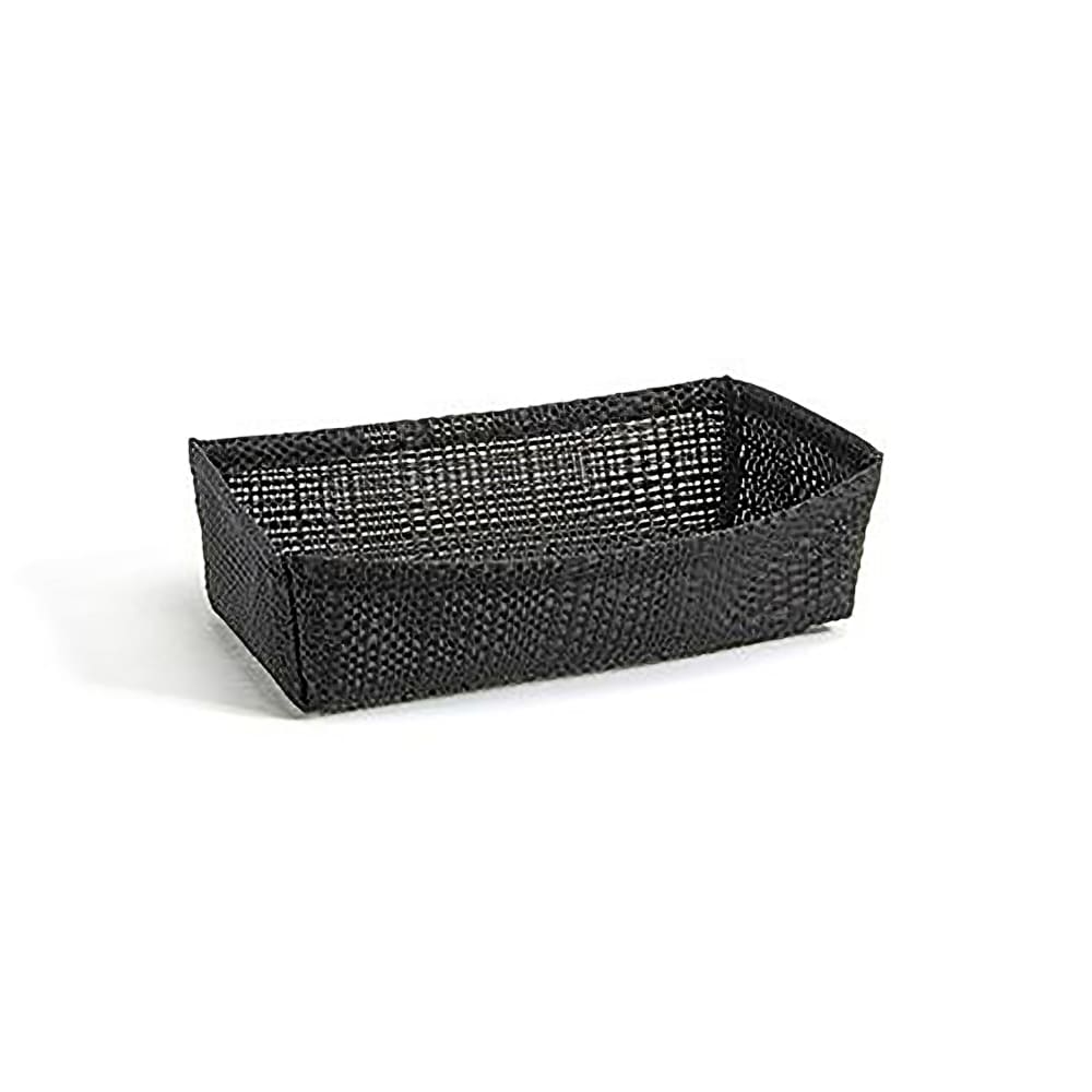 Front of the House Rectangular Metroweave® Woven Basket - 7 1/2" x 4", Vinyl, Black (RBA005BKV22)