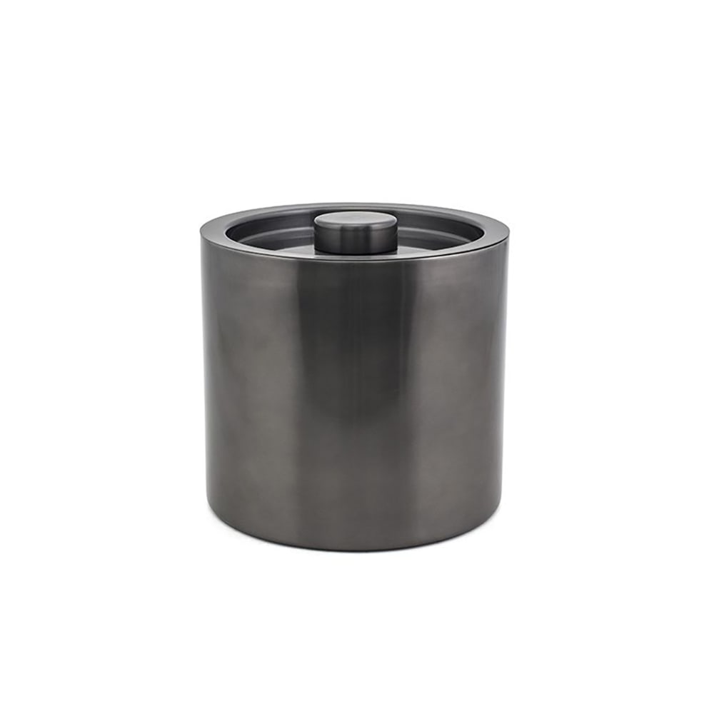 Front of the House 3 qt Ice Bucket - Stainless Steel, Matte Black (RIB024BKS21)
