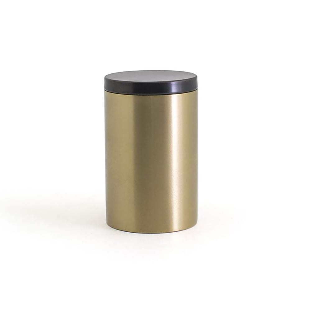 Front of the House 10 oz Round Storage Jar - Stainless Steel, Matte Brass (RJR028GOS23)