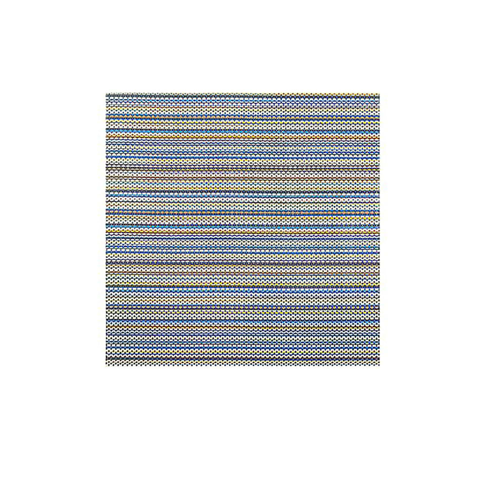 Front of the House 8 3/4" Square Metroweave® Woven Vinyl Placemat - Mesh Marine (RTL023BLV83)