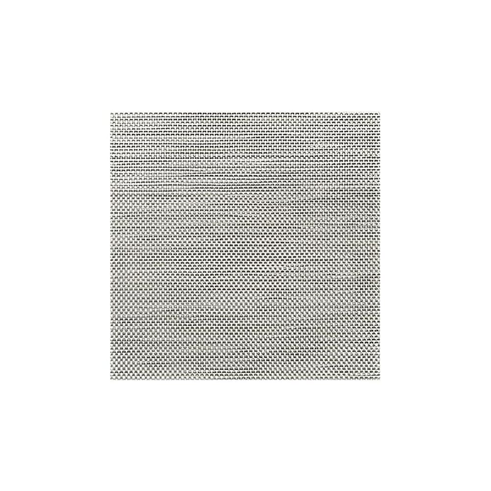 Front of the House 8 3/4" Square Metroweave® Woven Vinyl Placemat - Mesh Grey (RTL023GYV83)