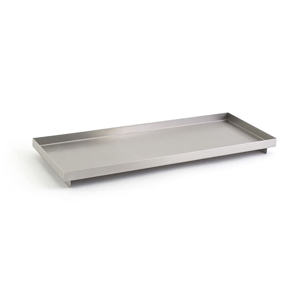 Front of the House Rectangular Tokyo Tray - 12 1/4" x 4 3/4", Stainless Steel (RTR014BSS12)