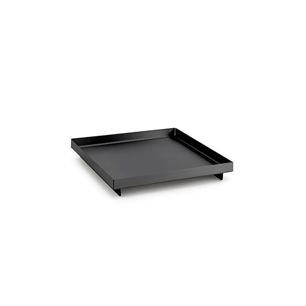 Front of the House 6" Square Tokyo Tray - Stainless Steel, Matte Black (RTR015BKS12)