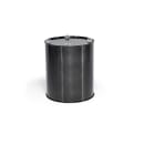 Front of the House 8" Round Tokyo Display Riser - Stainless Steel, Matte Black (RWA024BKS21) thumbnail 2