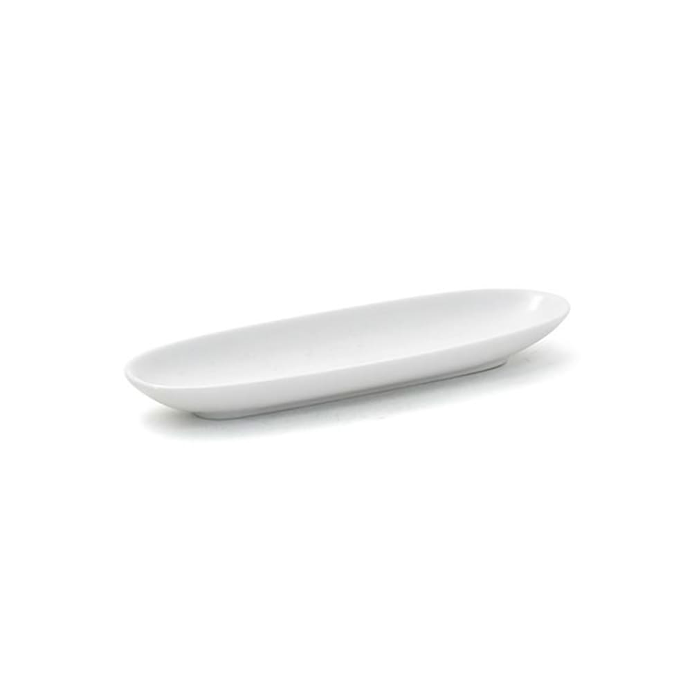 Front of the House Oval Sampler™ Serving Tray - 8" x 2 1/4", Porcelain, White (SPT009WHP23)