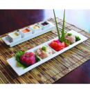 Front of the House Rectangular Canvas® Server - 9 1/2" x 2 1/4", Porcelain, White (SPT011WHP23) thumbnail 3