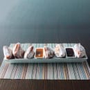 Front of the House Rectangular Kyoto™ Server - 14 3/4" x 3", Porcelain, White (SPT012WHP22) thumbnail 2