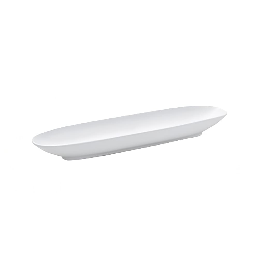 Front of the House 14" x 3 1/2" Oval Serving Bowl - Porcelain, White (SPT025WHP12)