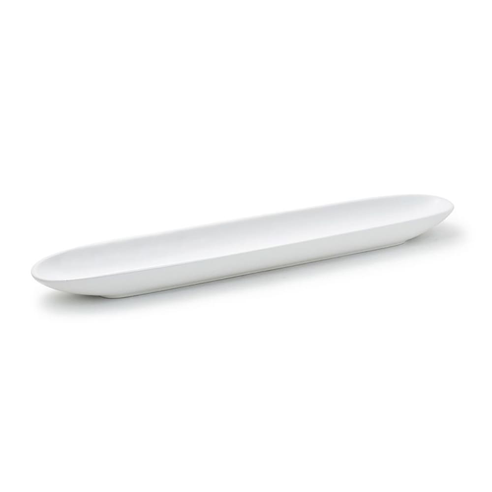 Front of the House Oval Server - 19" x 3 1/2", Porcelain, White (SPT026WHP12)