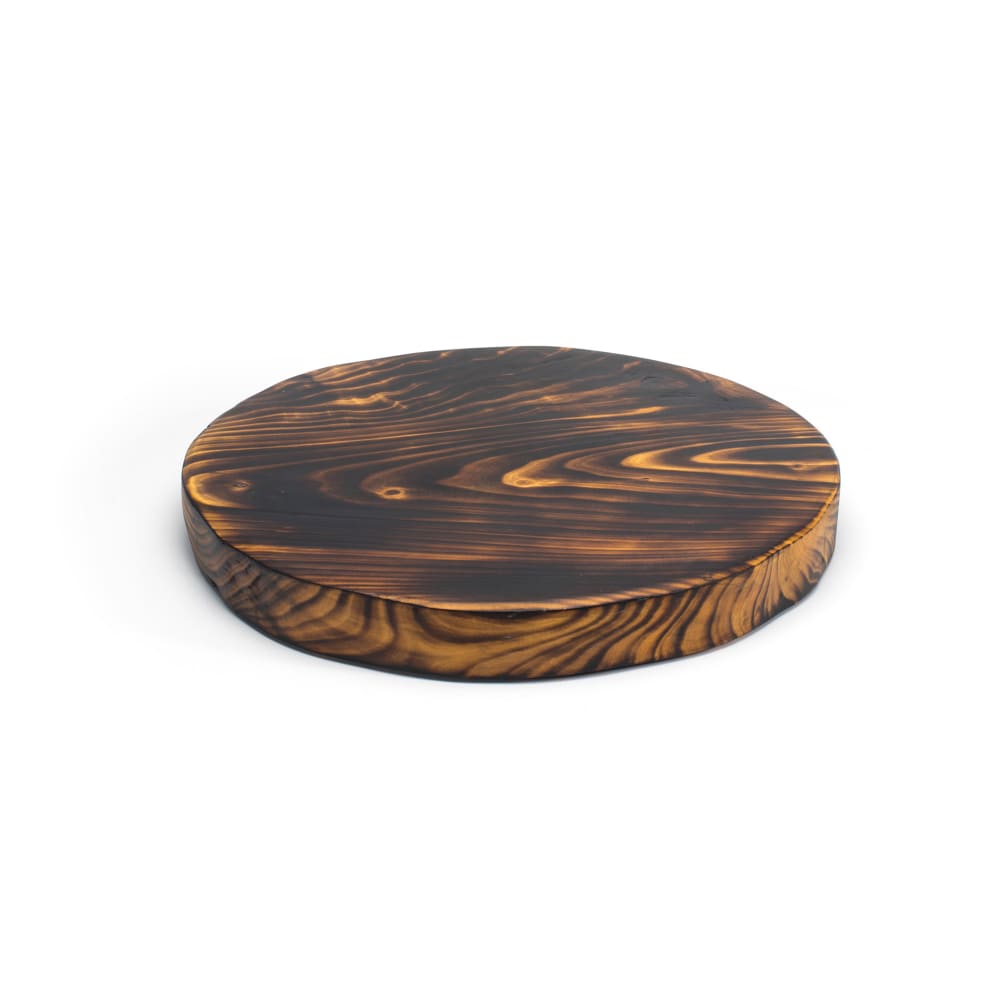 Front of the House 12" Round Root® Serving Board - Wood, Carbon (SPT049DWW20)