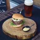 Front of the House 12" Round Serving Board - Wood (SPT049NAW20) thumbnail 2