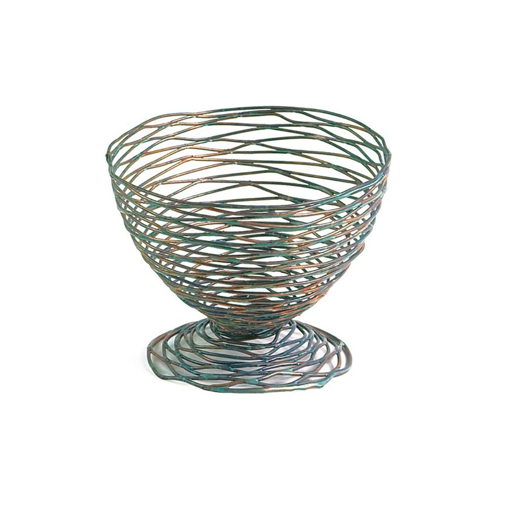 Front of the House 8" Round Wireware™ Basket - Iron, Patina (TBB008PTI92)