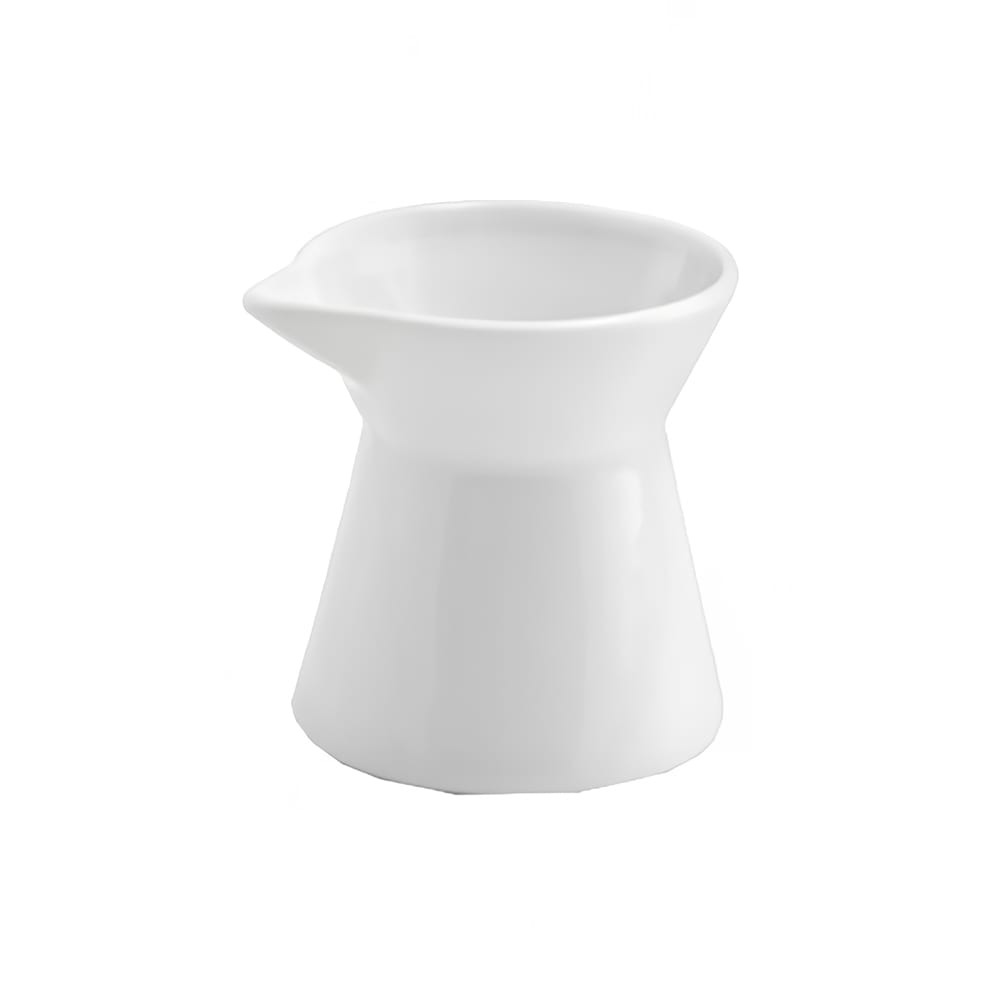 Front of the House 5 oz Cinch Pourer - Porcelain, White (TCR003WHP23)