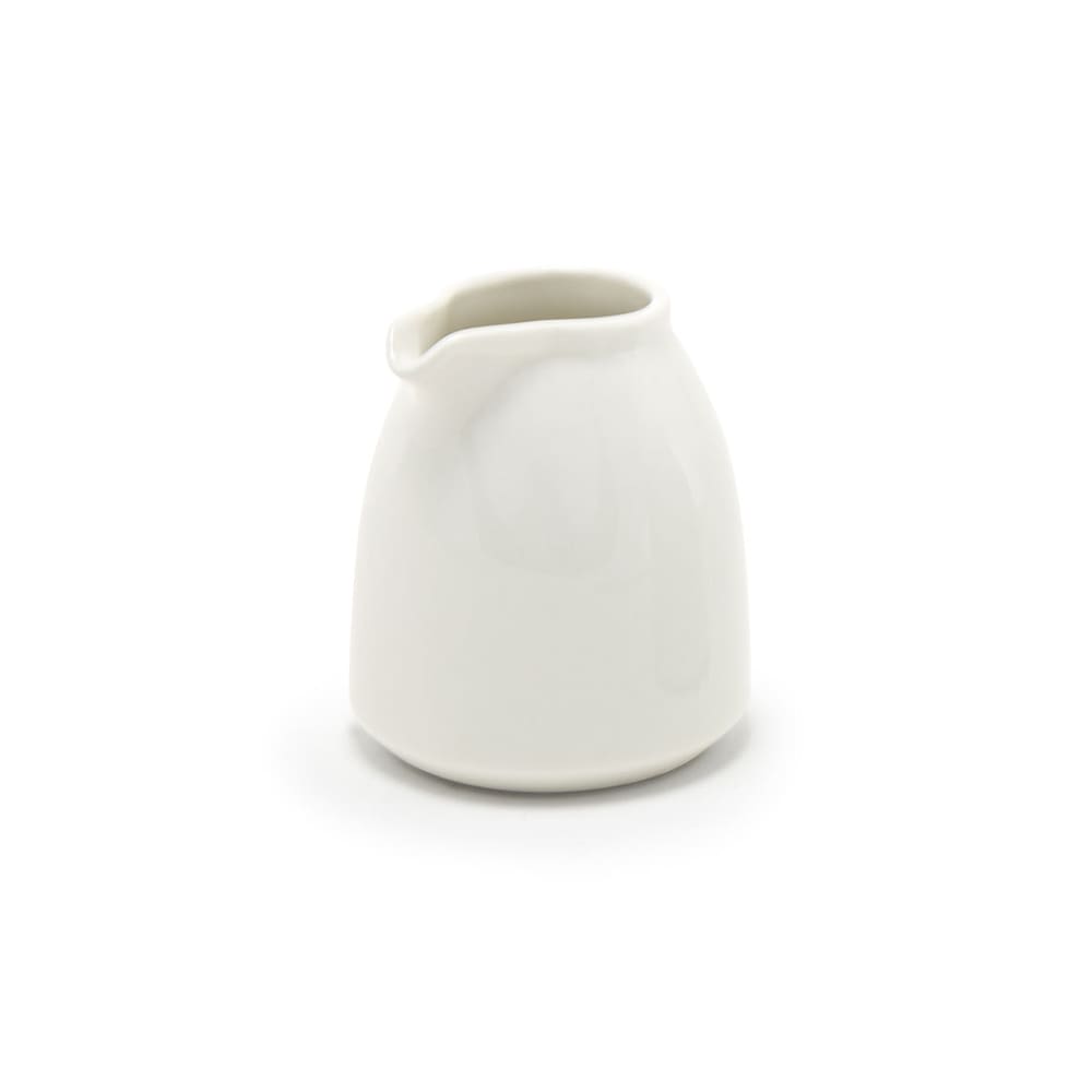 Front of the House 4 oz Catalyst® Pourer - Porcelain, White (TCR007BEP23)