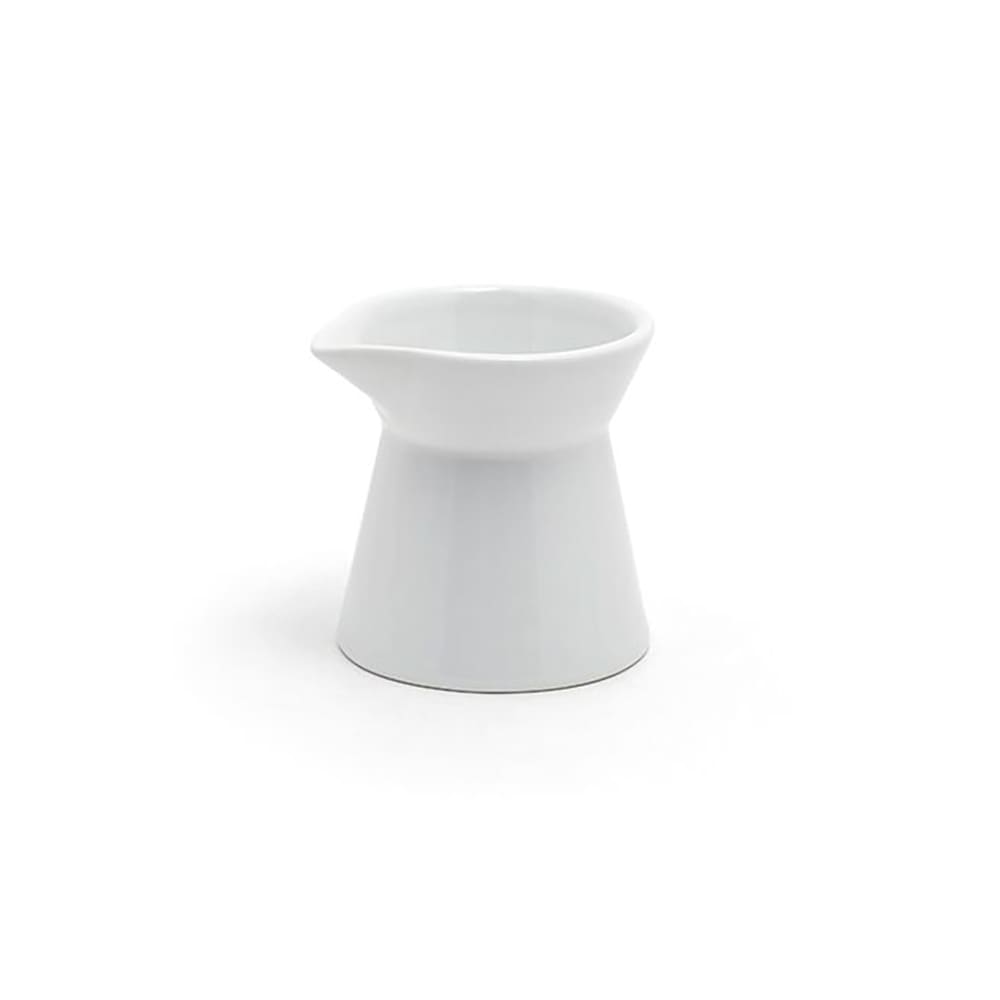 Front of the House 3 oz Cinch Pourer - Porcelain, White (TCR013WHP23)
