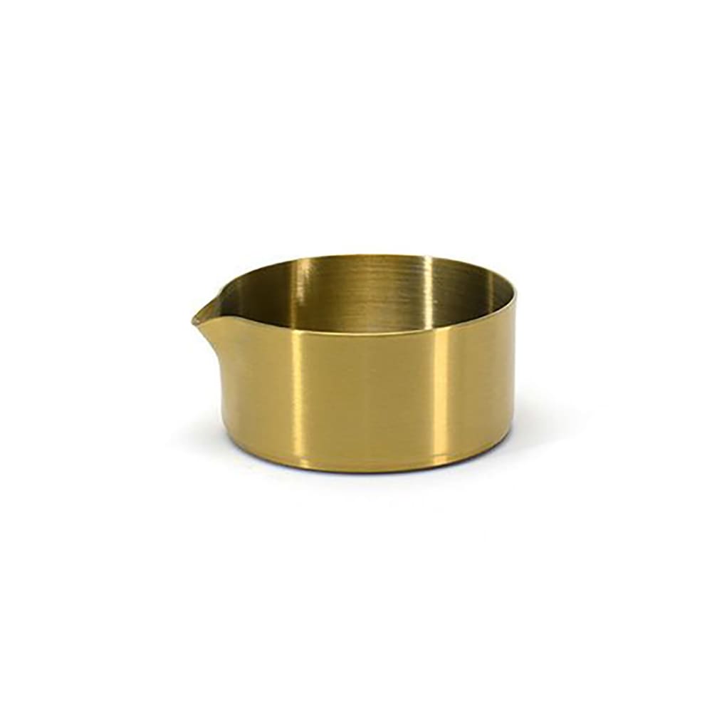 Front of the House 5 oz Soho Pourer - Stainless Steel, Matte Brass (TCR014GOS23)