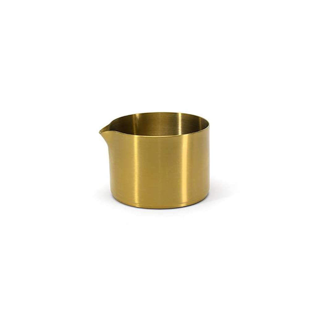 Front of the House 8 oz Soho Pourer - Stainless Steel, Matte Brass (TCR015GOS23)