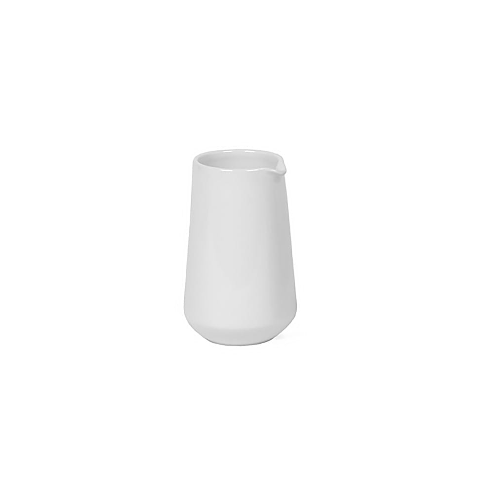 Front of the House 6 oz Bevel™ Pourer - Porcelain, White (TCR016WHP23)