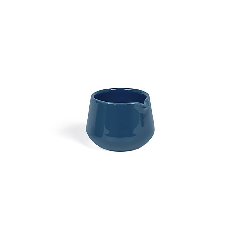 Front of the House 3 oz Bevel™ Pourer - Porcelain, Lapis (TCR017BLP23)