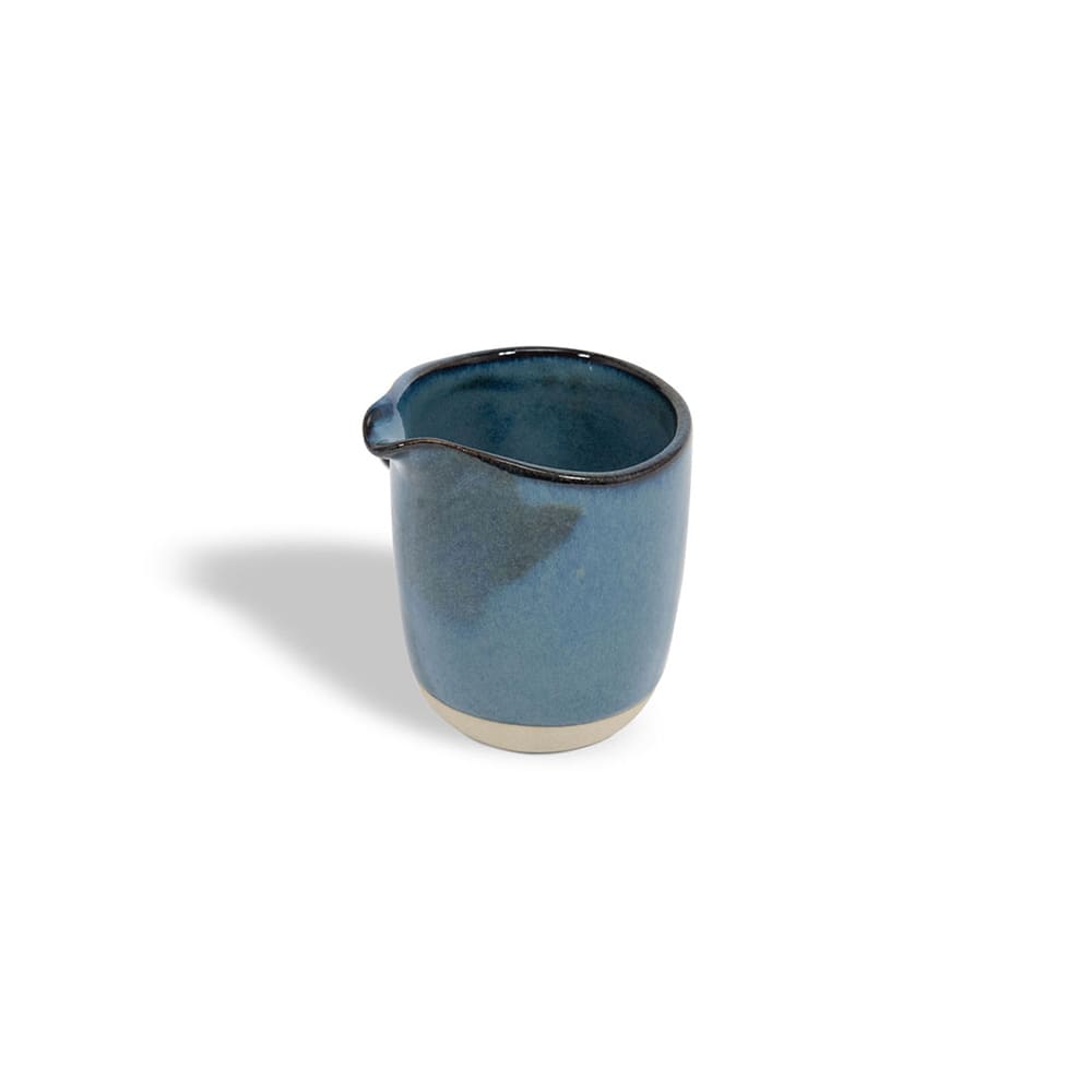 Front of the House 4 oz Artefact™ Pourer - Porcelain, Indigo (TCR018BLP23)