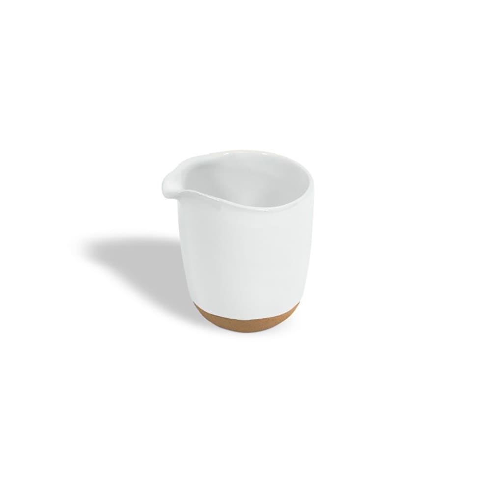 Front of the House 4 oz Artefact® Pourer - Porcelain, White (TCR018WHP23)