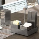 Front of the House Square Condiment Caddy - Stainless Steel, Silver (TCS012BSS21) thumbnail 2