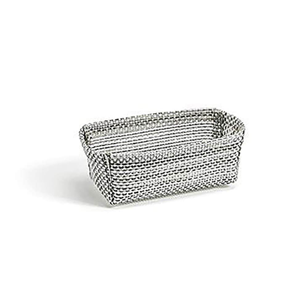 Front of the House Rectangular Sugar Caddy - Woven Vinyl, Mesh Grey (TSH009GYV24)