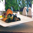 Front of the House 2 oz Salt & Pepper Shaker Set - Porcelain, 3 1/4"H (TSP010WHP23) thumbnail 2