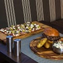 Front of the House 2 1/2 oz Salt & Pepper Shaker Set - Stainless Steel, 3"H (TSP012BSS22) thumbnail 2