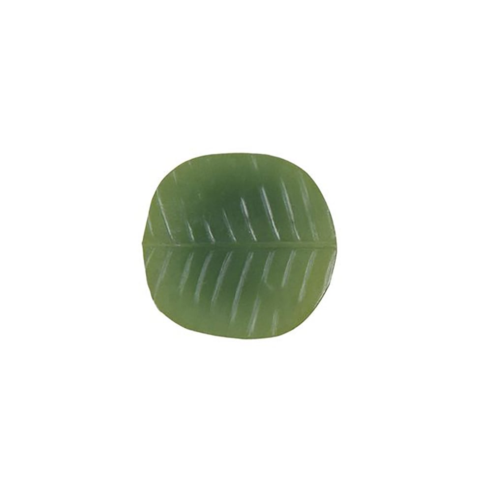 Front of the House 4 1/2" Banana Leaf Coaster - Vinyl, Green (XCO005GRV83)