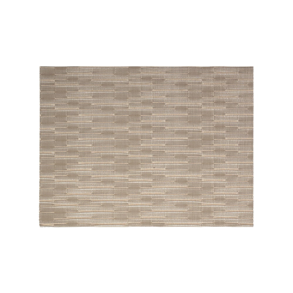 Front of the House Rectangular Metroweave® Woven Vinyl Placemat - 16" x 12", Tan (XPM025TAV83)