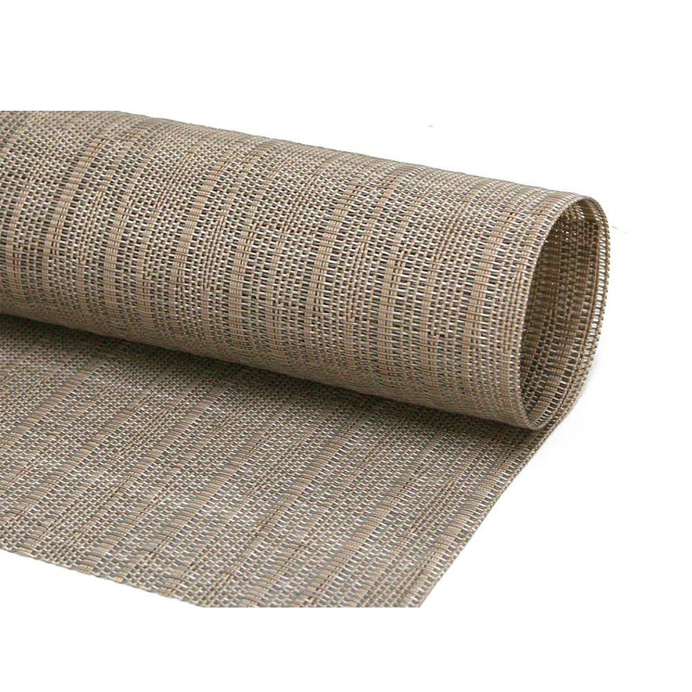 Front of the House Square Metroweave® Woven Vinyl Placemat - 14" x 13", Tan (XPM026TAV83)