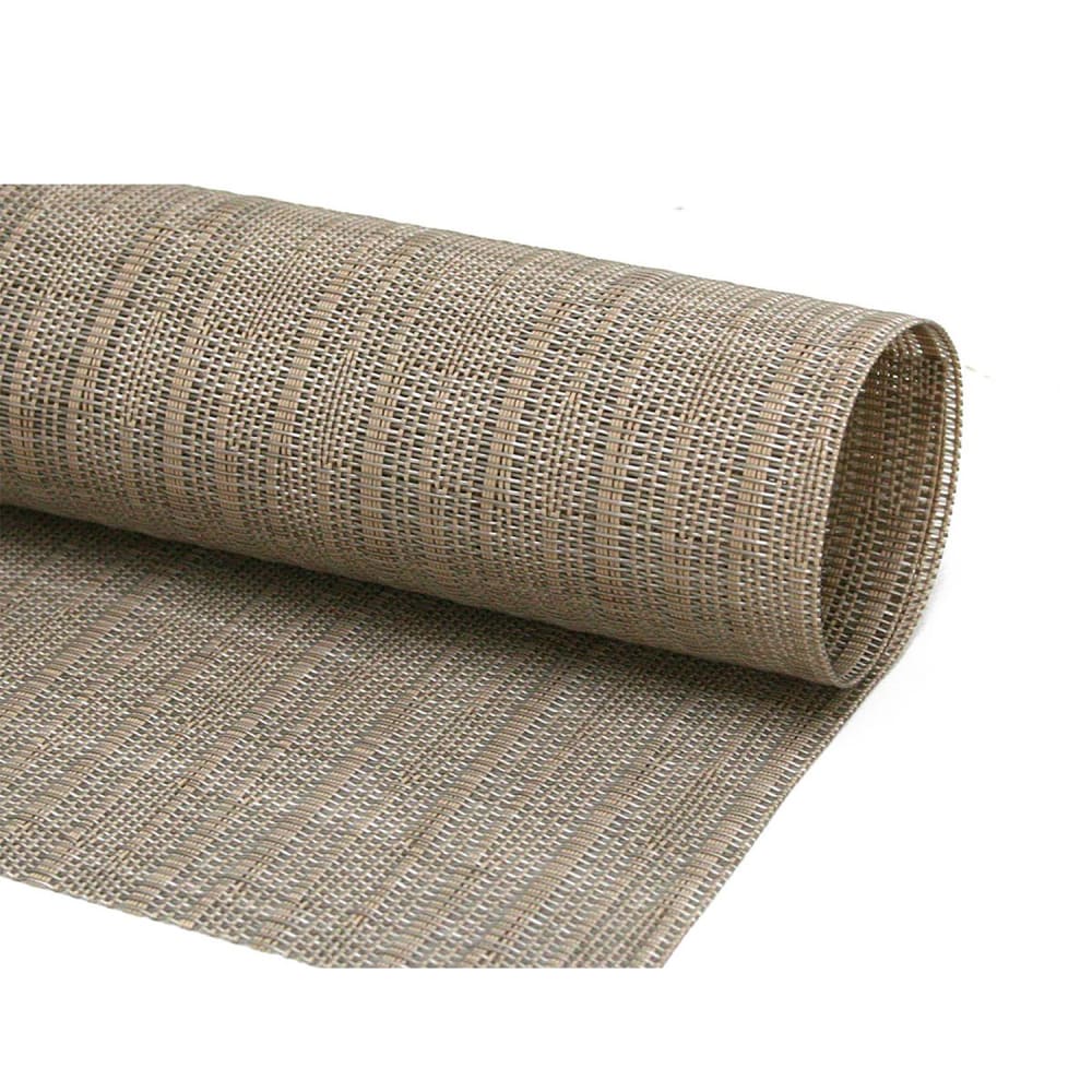 Front of the House Rectangular Metroweave® Woven Vinyl Placemat - 14" x 11", Tan (XPM027TAV83)