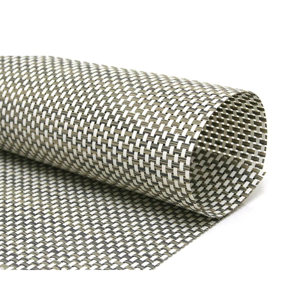 Front of the House Rectangular Metroweave® Woven Vinyl Placemat - 14" x 11", Tan (XPM040TAV83)