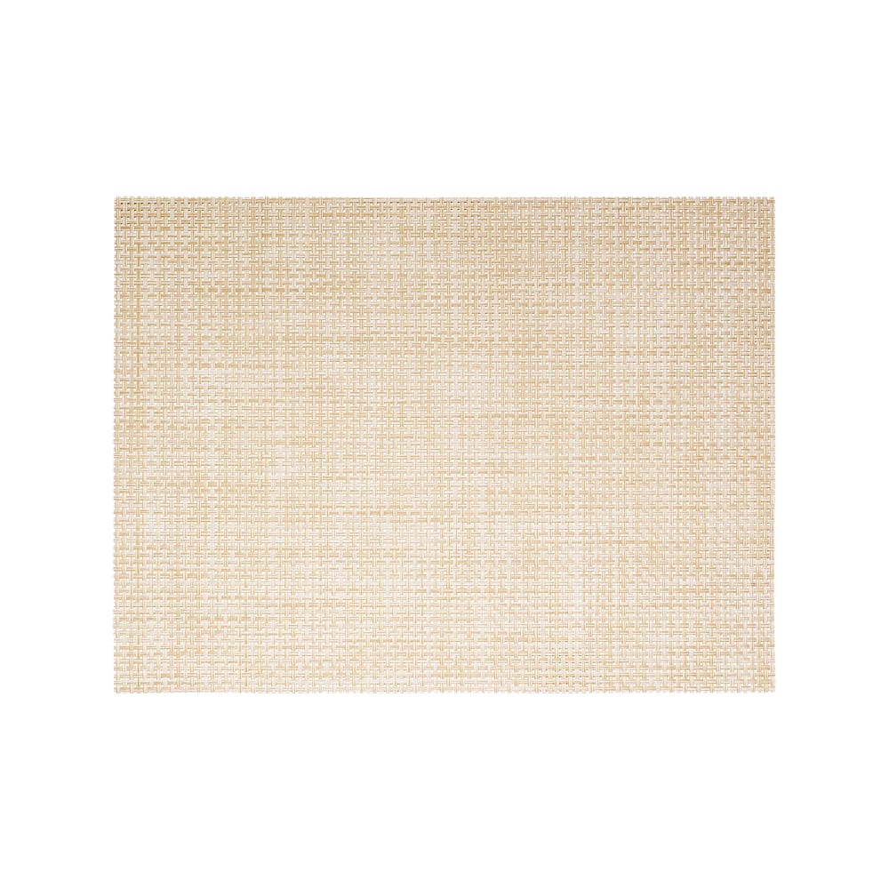 Front of the House Rectangular Metroweave® Woven Vinyl Placemat - 16" x 12", Natural (XPM047NAV83)