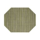 Front of the House Rectangular Metroweave® Woven Vinyl Placemat - 14" x 11", Gold (XPM052GOV83) thumbnail 2