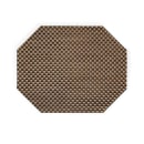 Front of the House Rectangular Metroweave® Woven Vinyl Placemat - 14" x 11", Copper (XPM055COV83) thumbnail 2
