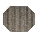 Front of the House Rectangular Metroweave® Woven Vinyl Placemat - 14" x 11", Mocha (XPM080ESV83) thumbnail 2