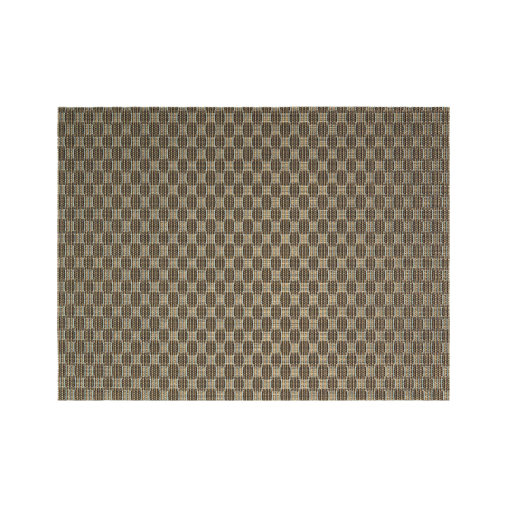 Front of the House Rectangular Metroweave® Woven Vinyl Placemat - 16" x 12", Bronze (XPM083GOV83)
