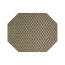 Front of the House Rectangular Metroweave® Woven Vinyl Placemat - 14" x 11", Bronze (XPM084GOV83) thumbnail 2