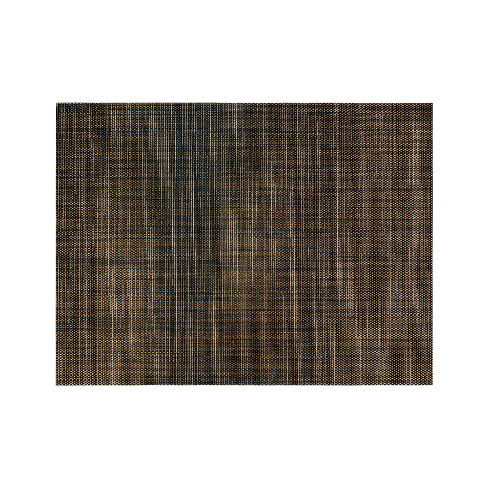 Front of the House Rectangular Metroweave® Woven Vinyl Placemat - 16" x 12", Copper (XPM086COV83)