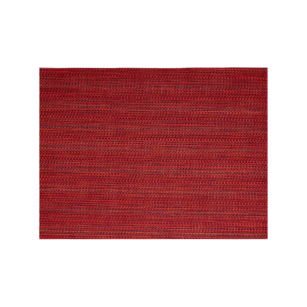 Front of the House Rectangular Metroweave® Woven Vinyl Placemat - 16" x 12", Red (XPM094RDV83)